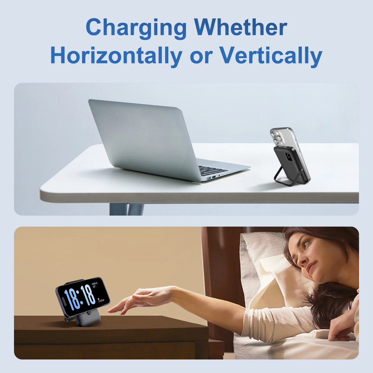 Magnetic Wireless Power Bank With Fast Charging