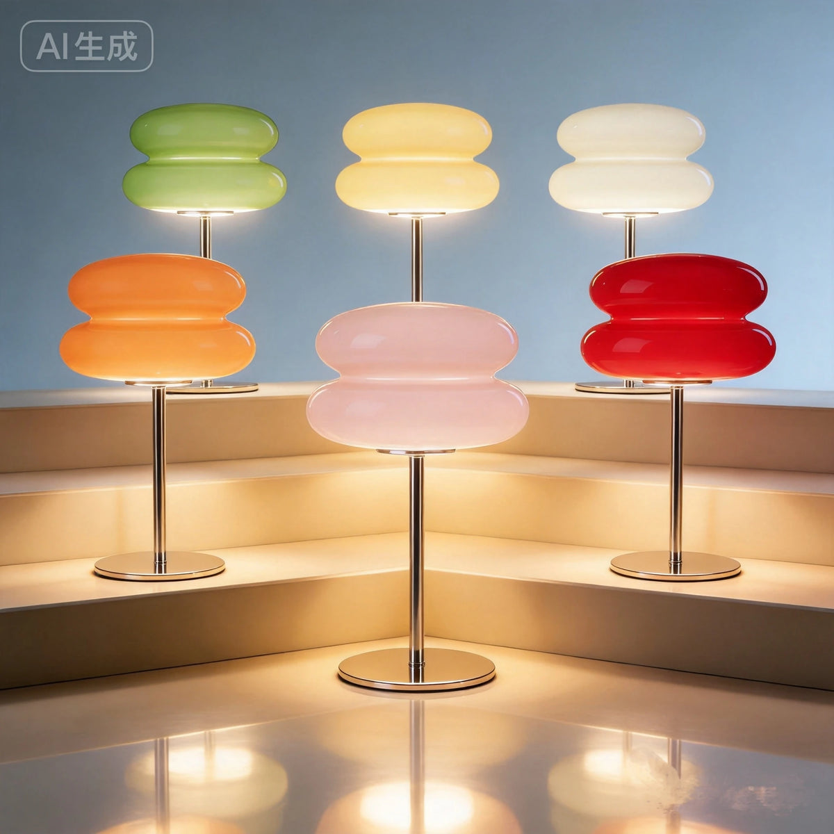 Bread Shape LED Cordless Touch Table Lamp