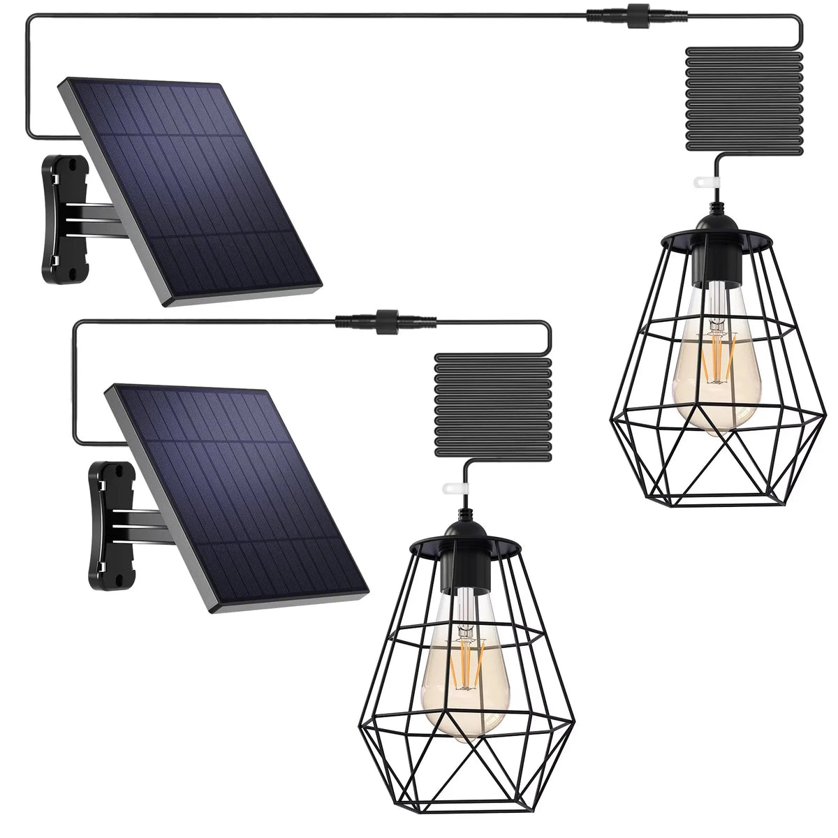 Intelamp Solar Pendant Light 4000mAh Indoor Outdoor