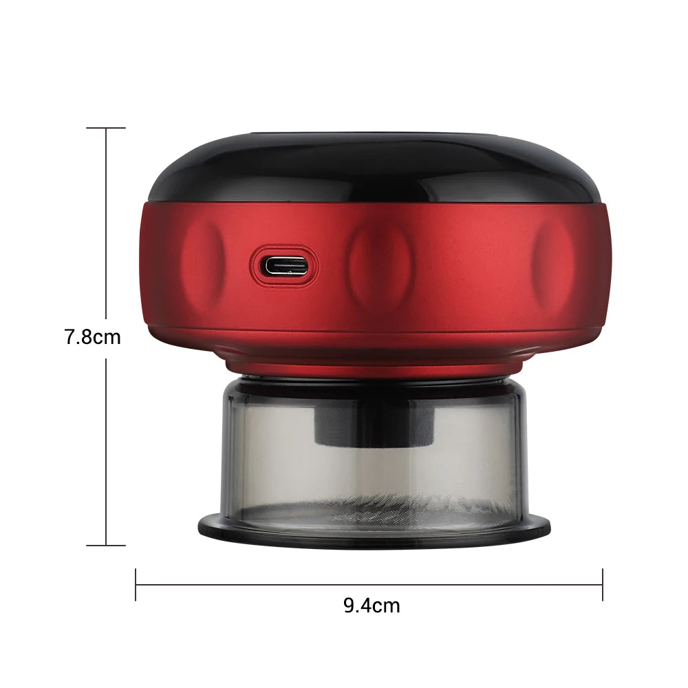 Intelligent Vacuum Cupping Massager With Adjustable Heat