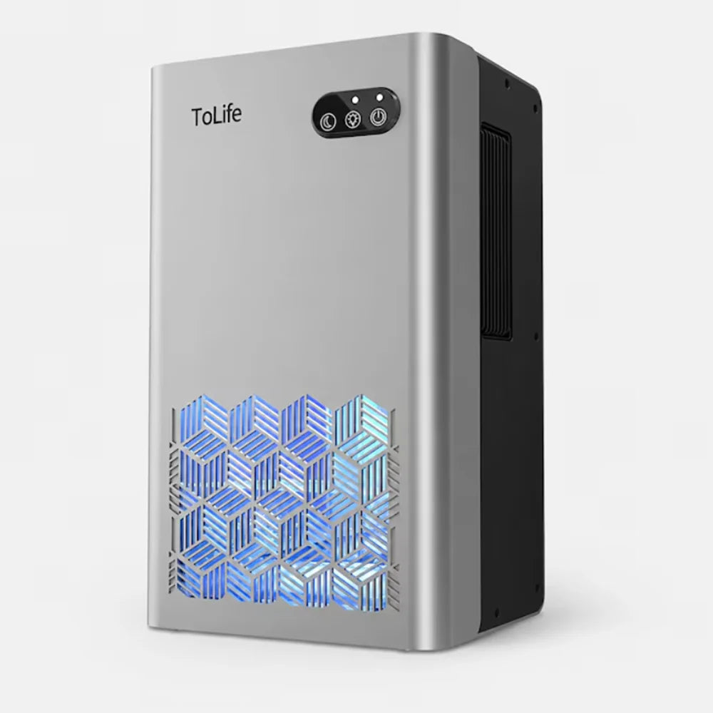 Quiet Portable Home Dehumidifier With Auto Shutoff