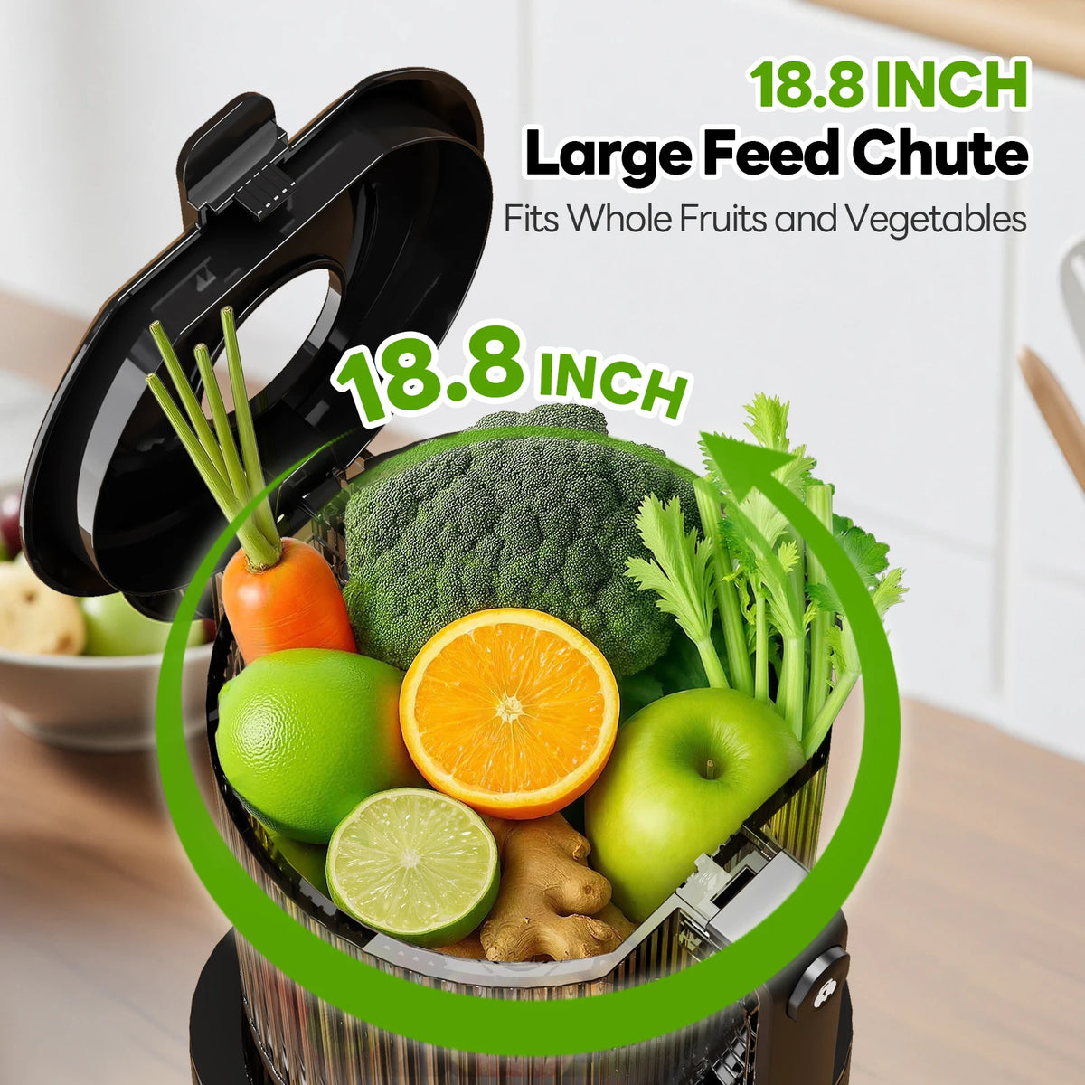 Aeitto Cold Press Juicer With Three Strainers