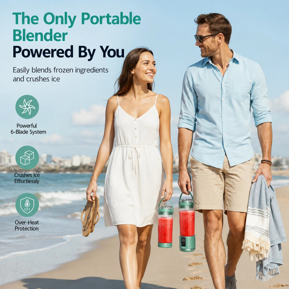 Cordless USB Portable Blender For Smoothies