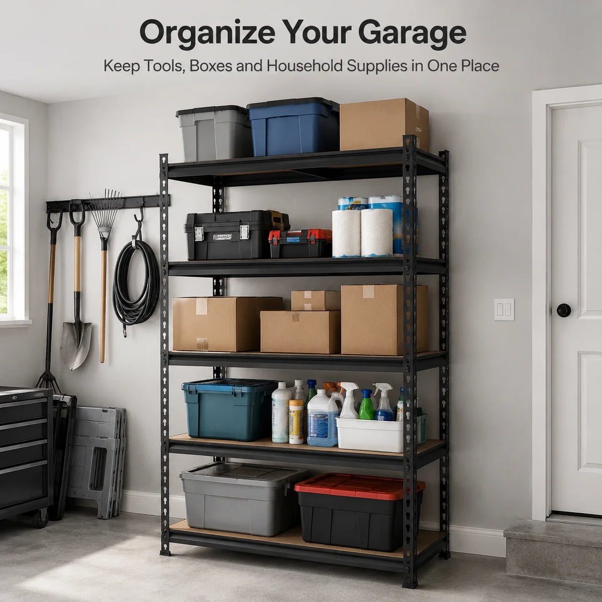 Heavy Duty Metal Adjustable Utility Storage Rack