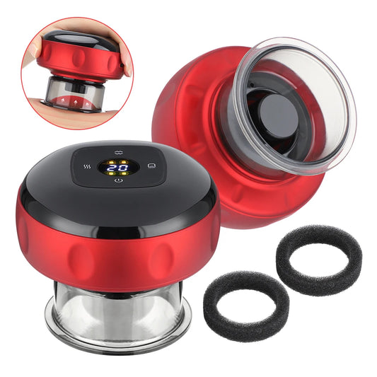 Intelligent Vacuum Cupping Massager With Adjustable Heat