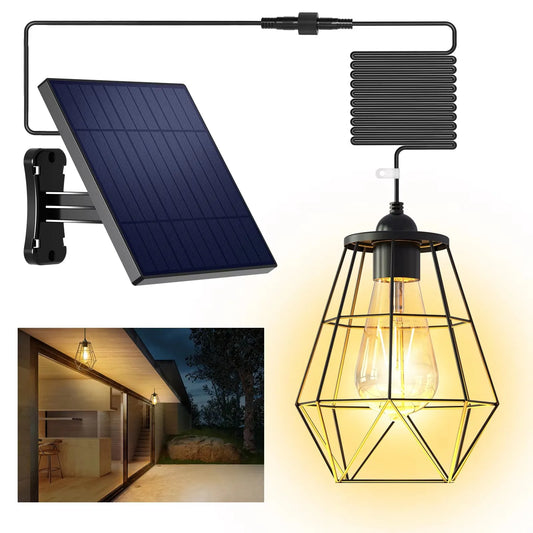 Intelamp Solar Pendant Light 4000mAh Indoor Outdoor