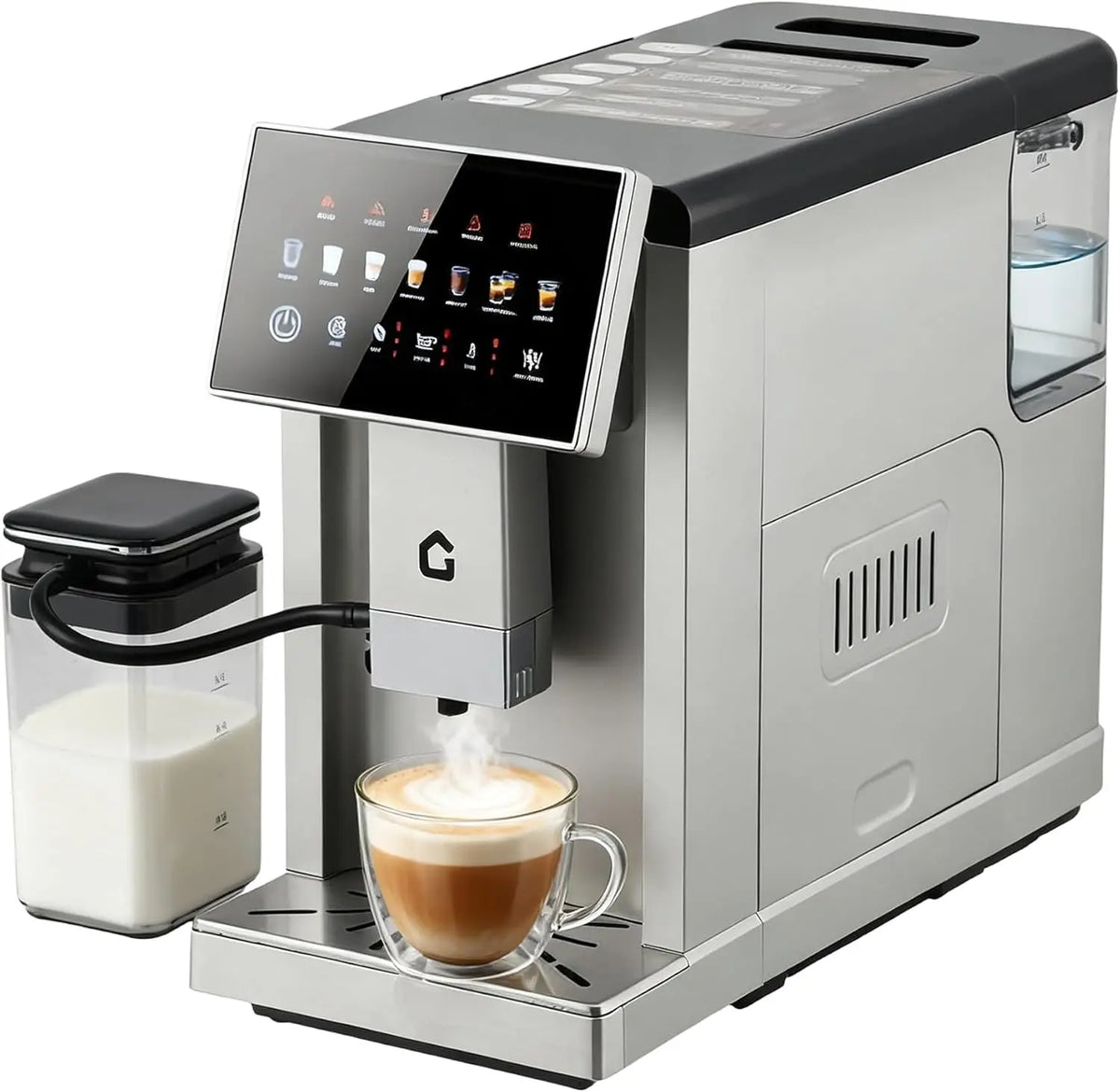 Acekool Fully Automatic Espresso Machine With Milk Frother