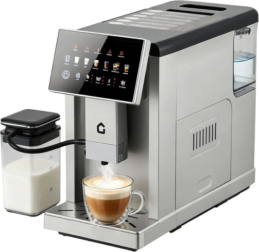 Acekool Fully Automatic Espresso Machine With Milk Frother