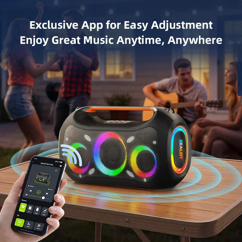 ZEALOT Portable Bluetooth Speaker With Subwoofer