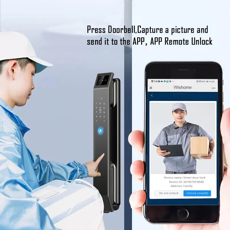 YKESDL 3D Face Recognition Smart Door Lock