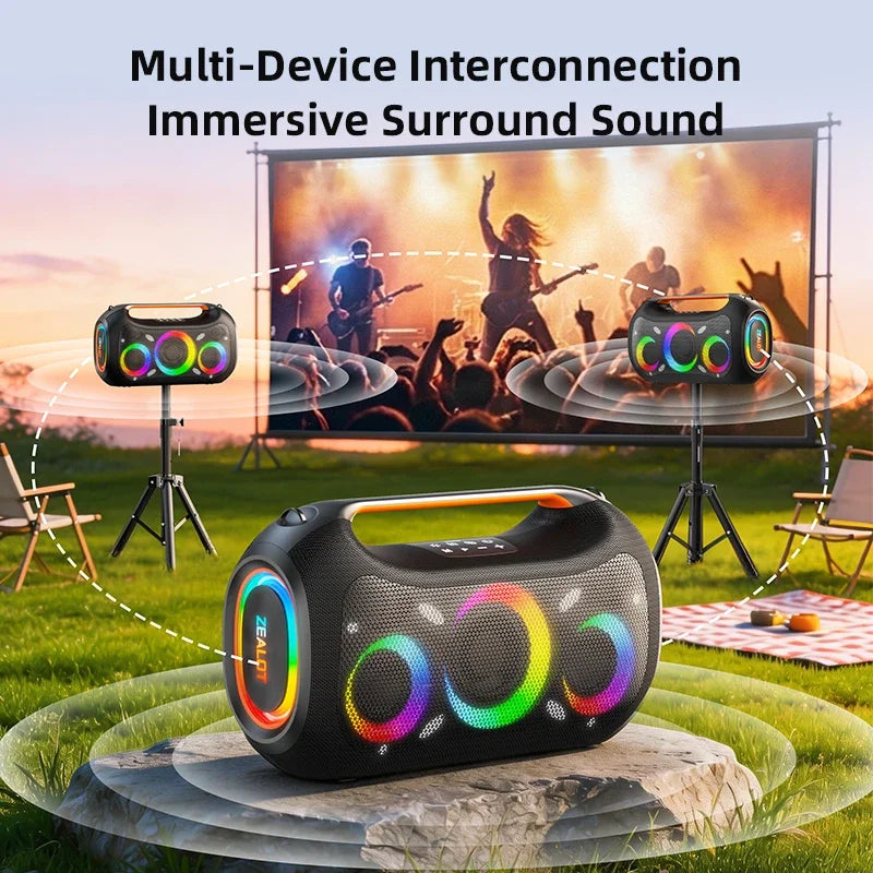 ZEALOT Portable Bluetooth Speaker With Subwoofer