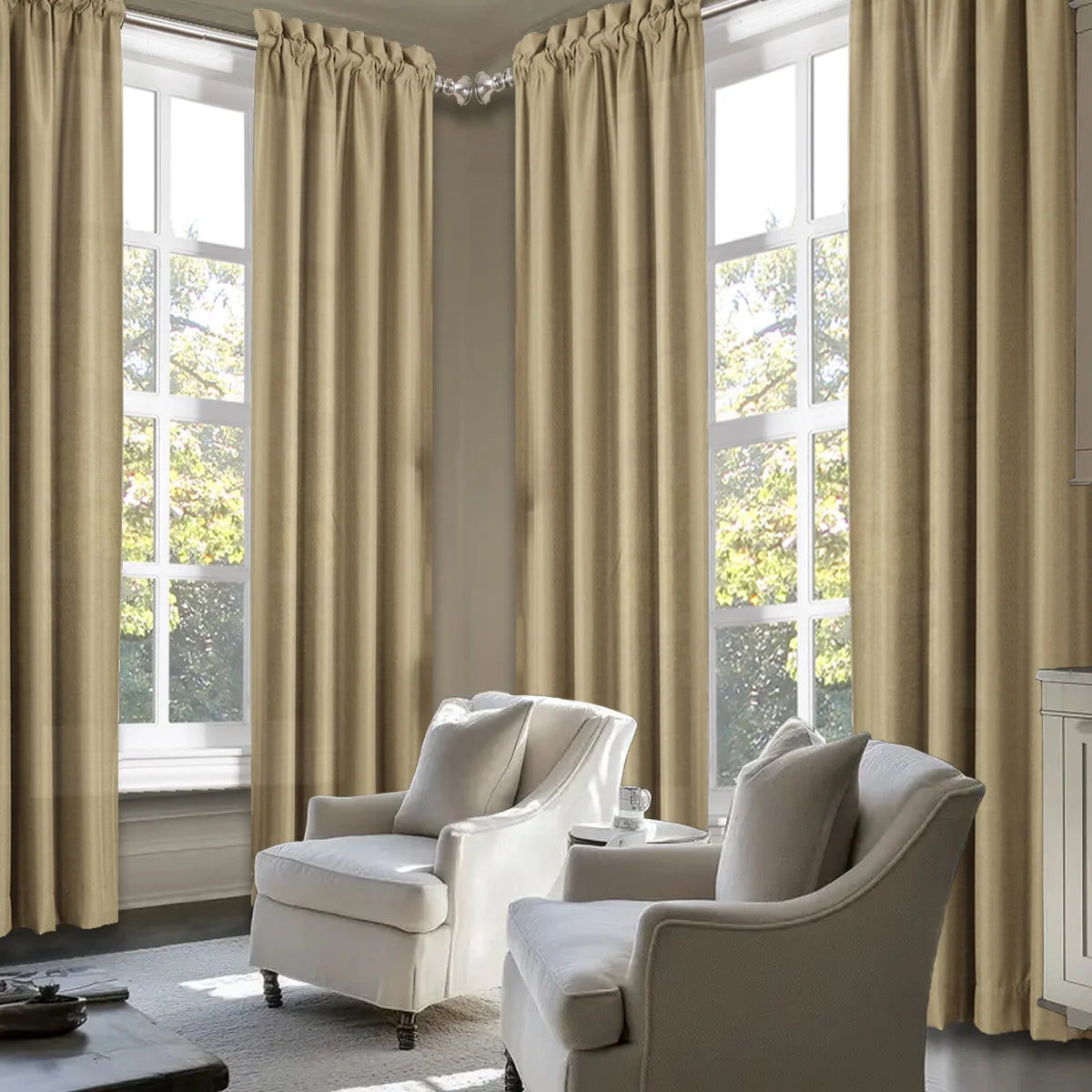 Sabalanica Light Filtering Polyester Curtains