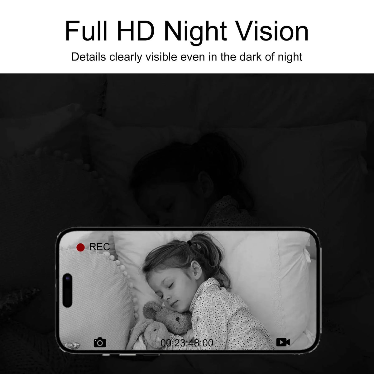 Ouvis 4K Smart Clock Camera With AI Night Vision