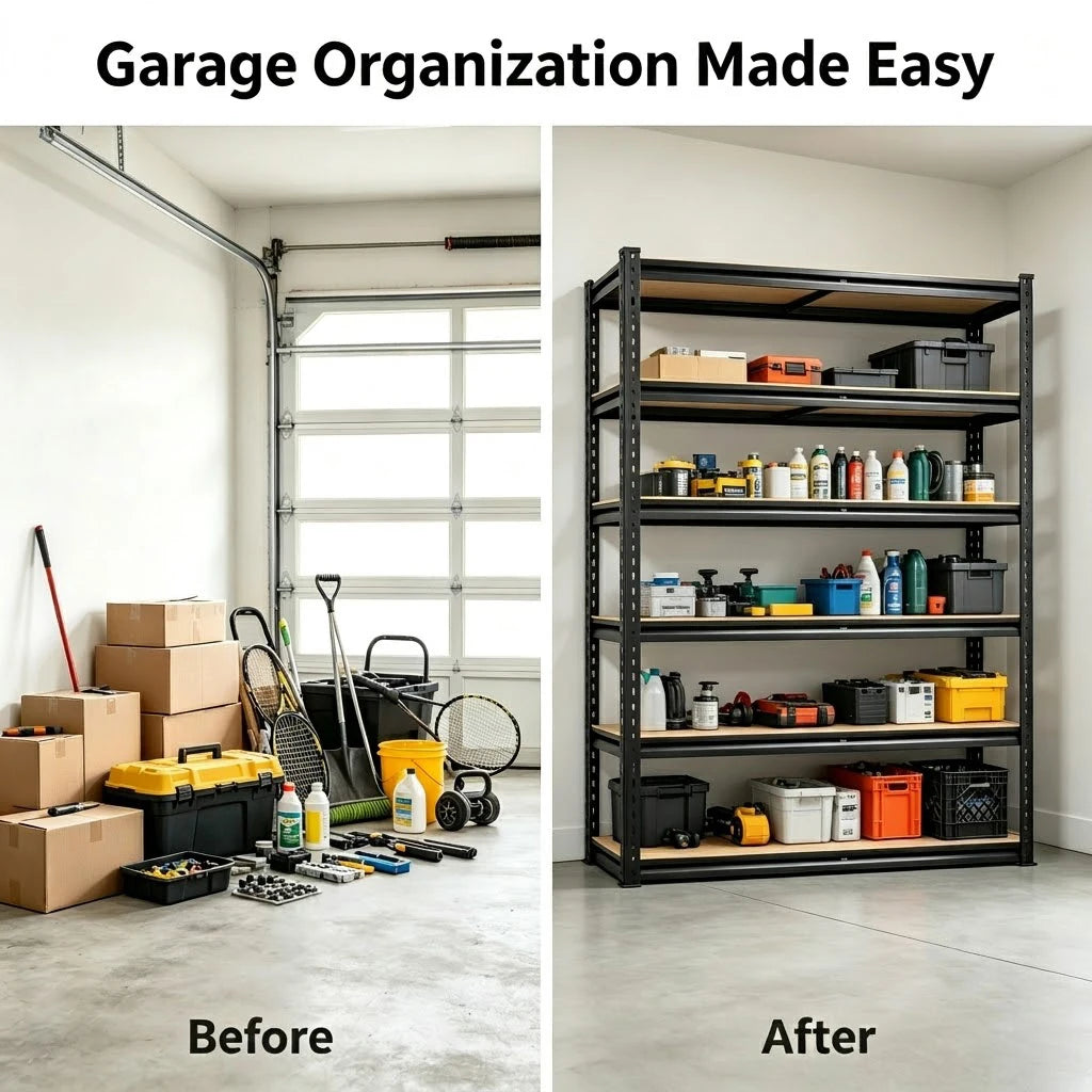Heavy Duty Metal Adjustable Utility Storage Rack