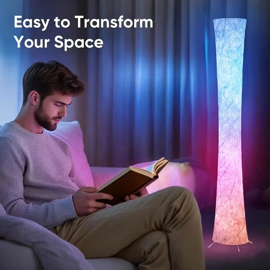 Smart Floor Lamp With Music Sync And Remote Control