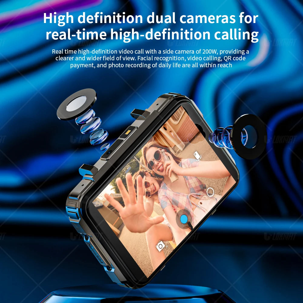 LOKMAT Android 4G Smartwatch Phone With Dual Cameras