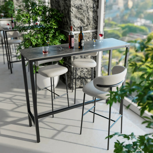 Wisfor Sintered Stone Counter Height Bar Table