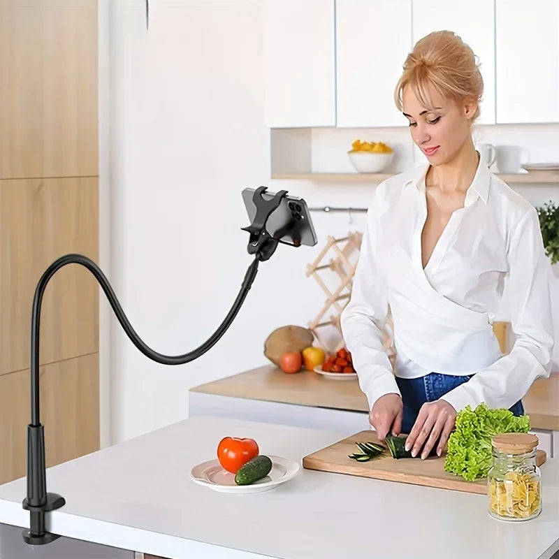 Flexible Gooseneck Phone Clamp Bracket Stainless Steel