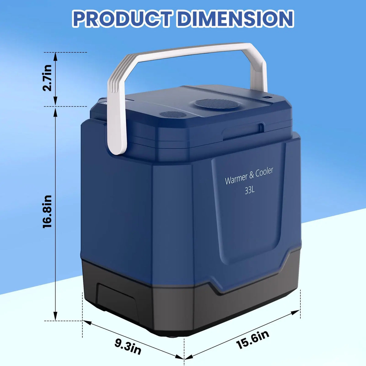 HiMISS Portable Electric Cooler and Warmer for Travel