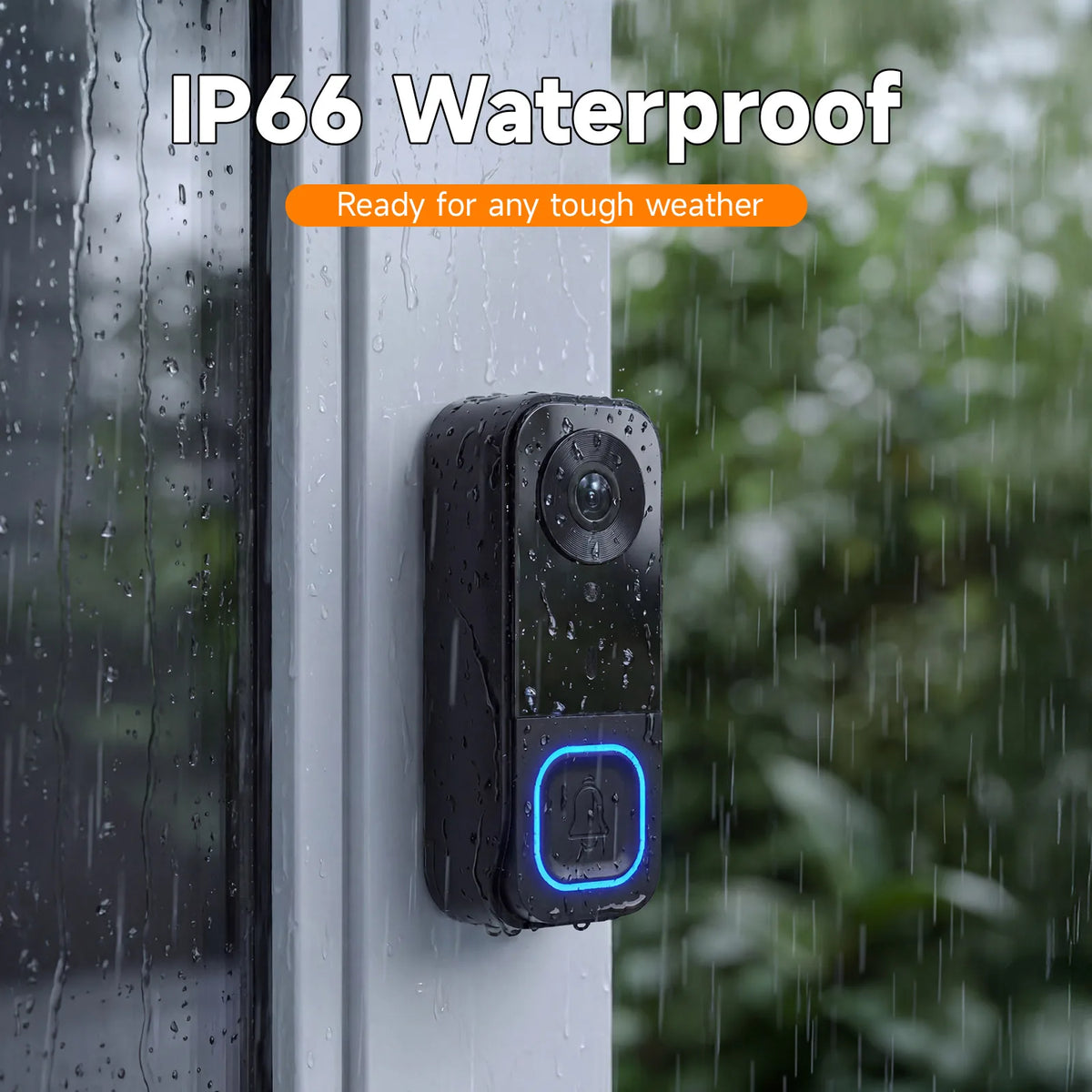 Wireless Video Doorbell With Night Vision And Two Way Talk