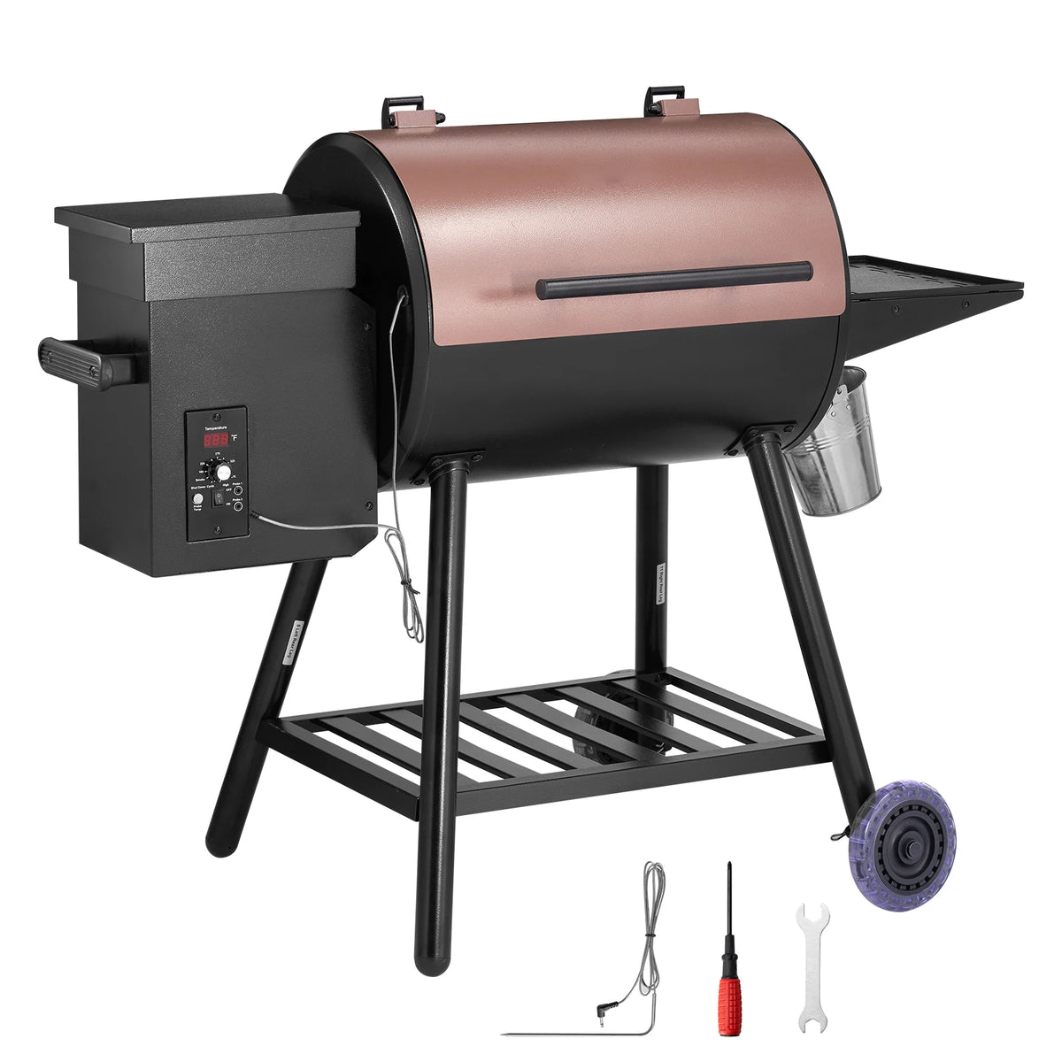 SucceBuy Wood Pellet Grill Smoker With Digital Controller