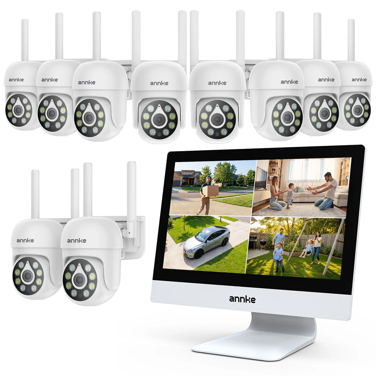 Annke 5MP PTZ Wireless Security Camera System