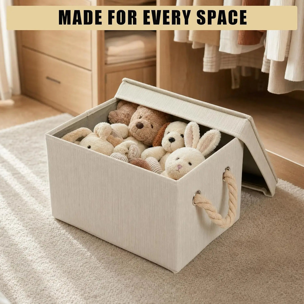 Garvee Home Fabric Storage Bins With Lids
