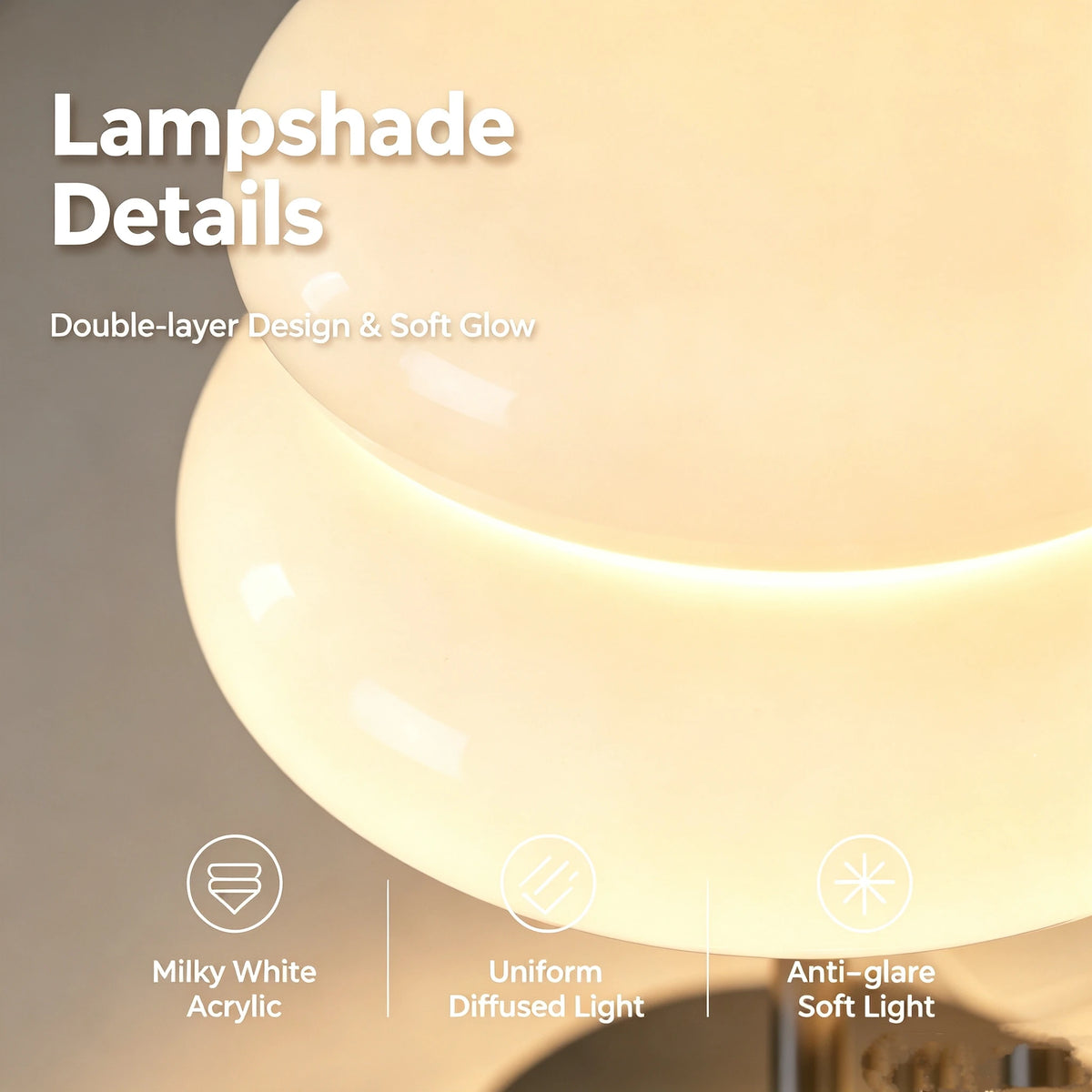 Bread Shape LED Cordless Touch Table Lamp