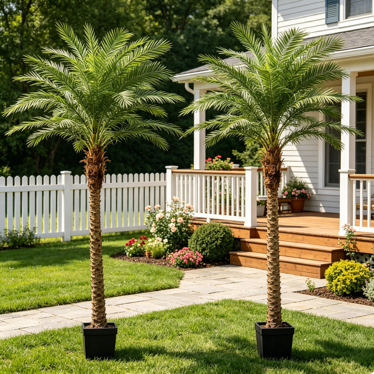 Olitree Artificial Golden Cane Palm Tree