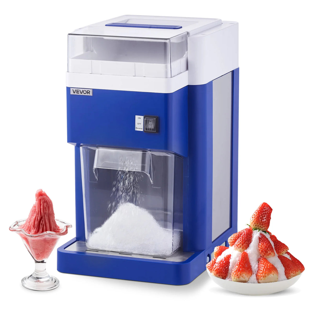 VEVOR Commercial Snow Cone Ice Shaver Stainless Steel Blades