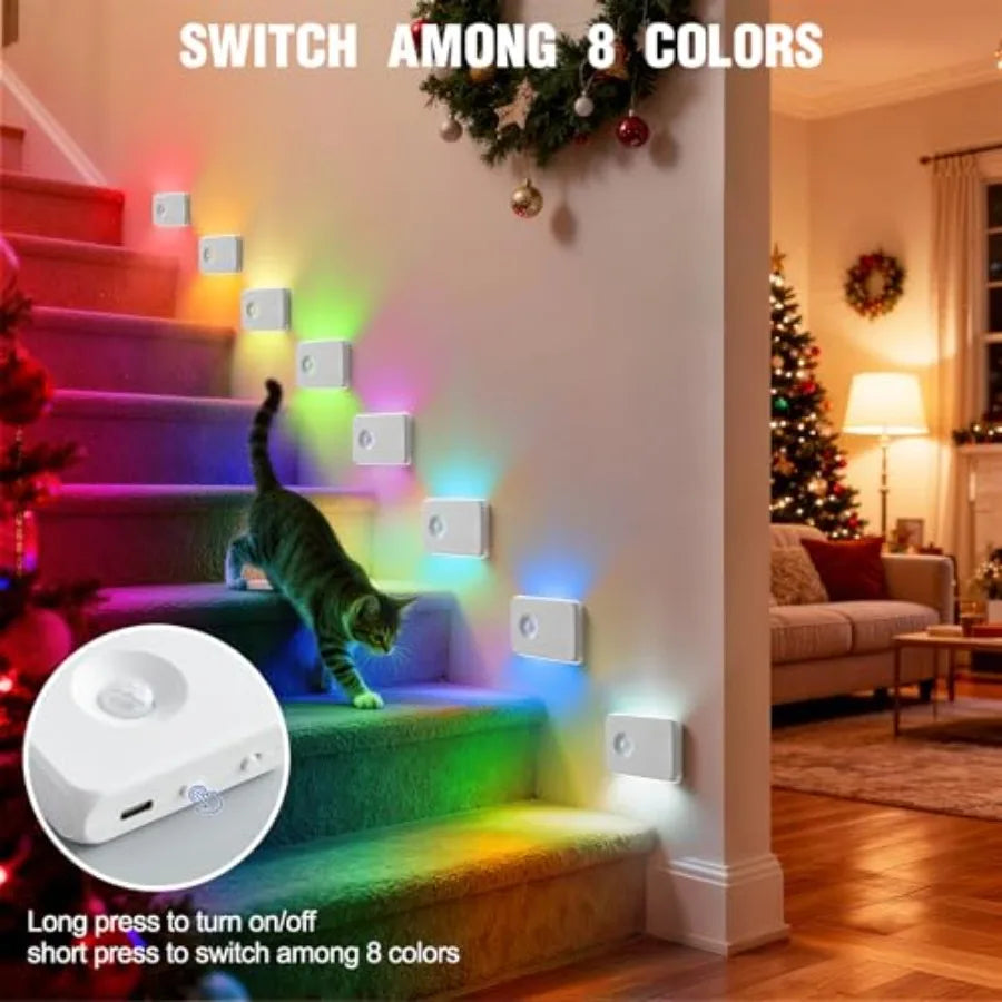 Rechargeable Motion Sensor LED Stair Lights