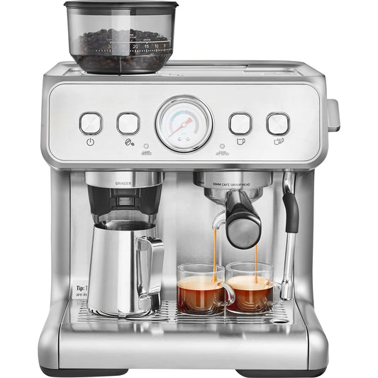 VEVOR 15 Bar Semi Automatic Espresso Machine With Grinder