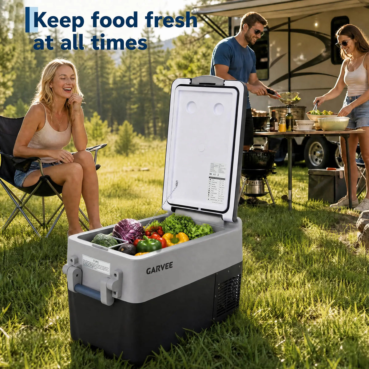 Studyset Portable Dual Zone Car Refrigerator