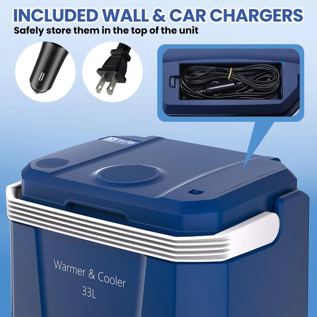 HiMISS Portable Electric Cooler And Warmer For Cars And Home