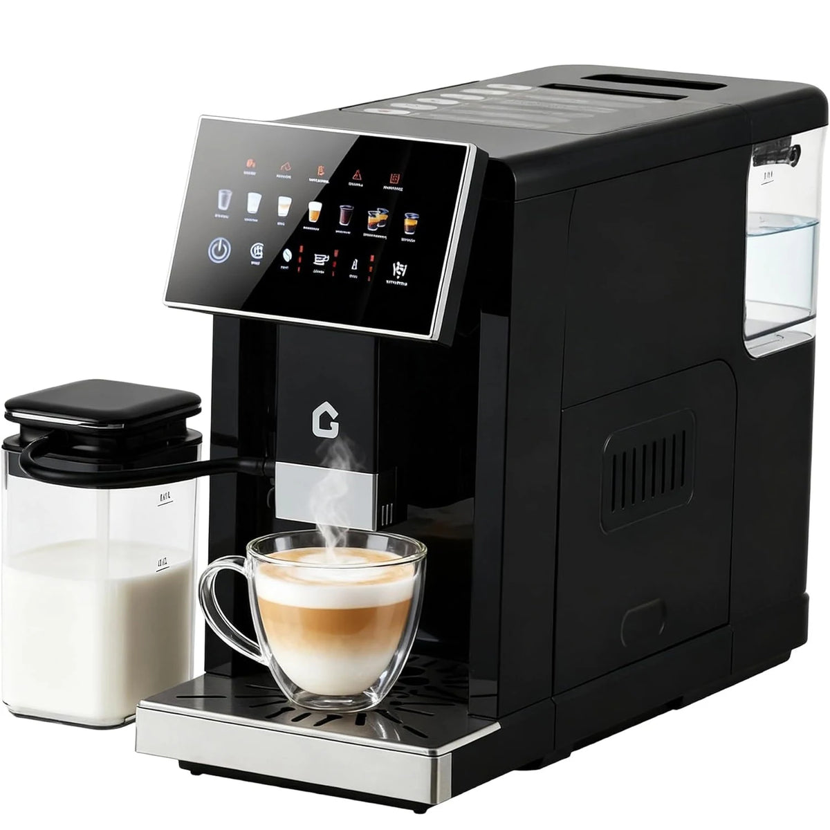 Acekool Fully Automatic Espresso Machine With Milk Frother