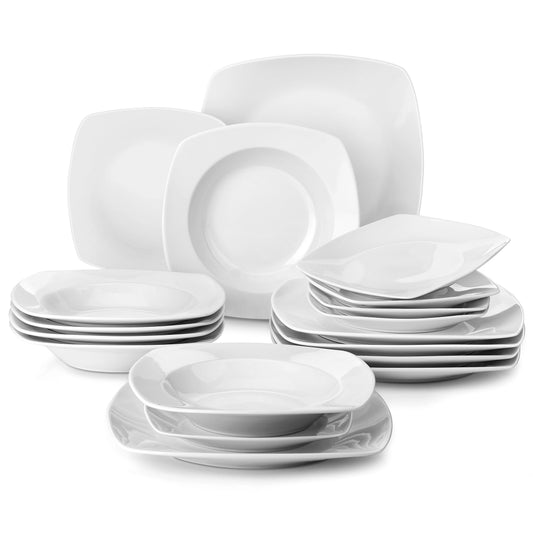 MALACASA Julia Porcelain Dinnerware Set