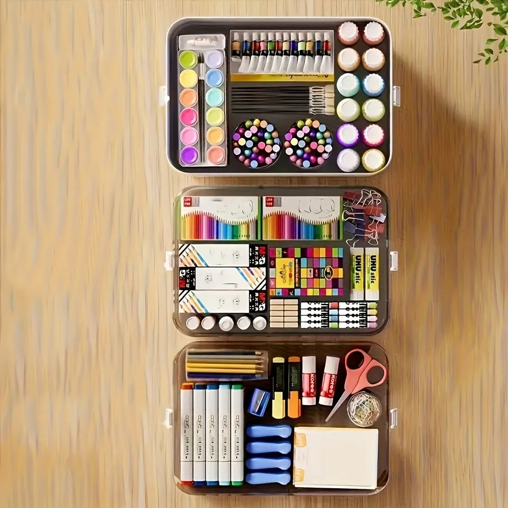 Five Layer Portable Plastic Storage Box for Home Storage
