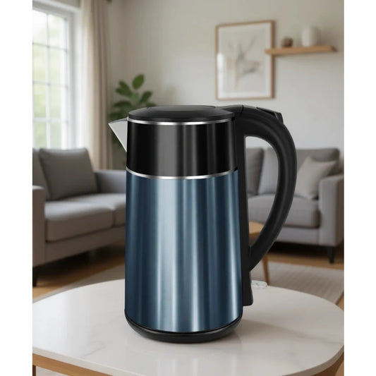 Double Wall Stainless Steel Electric Kettle With Auto Shutoff