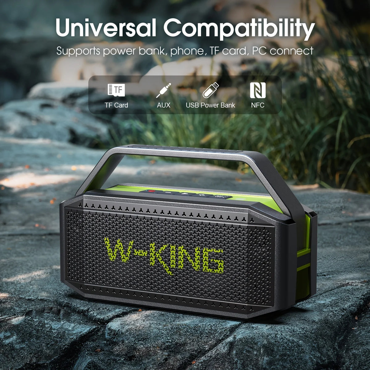 W-King D9-1 100W Bluetooth Speaker Waterproof Portable
