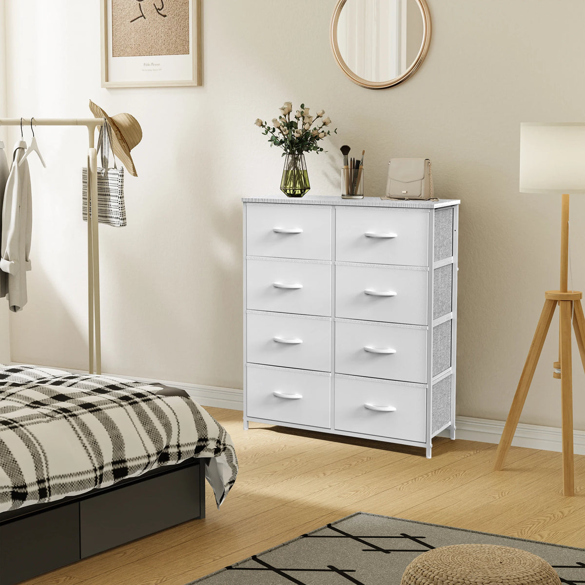 JHK Children's Fabric Drawer Wardrobe Storage Cabinet