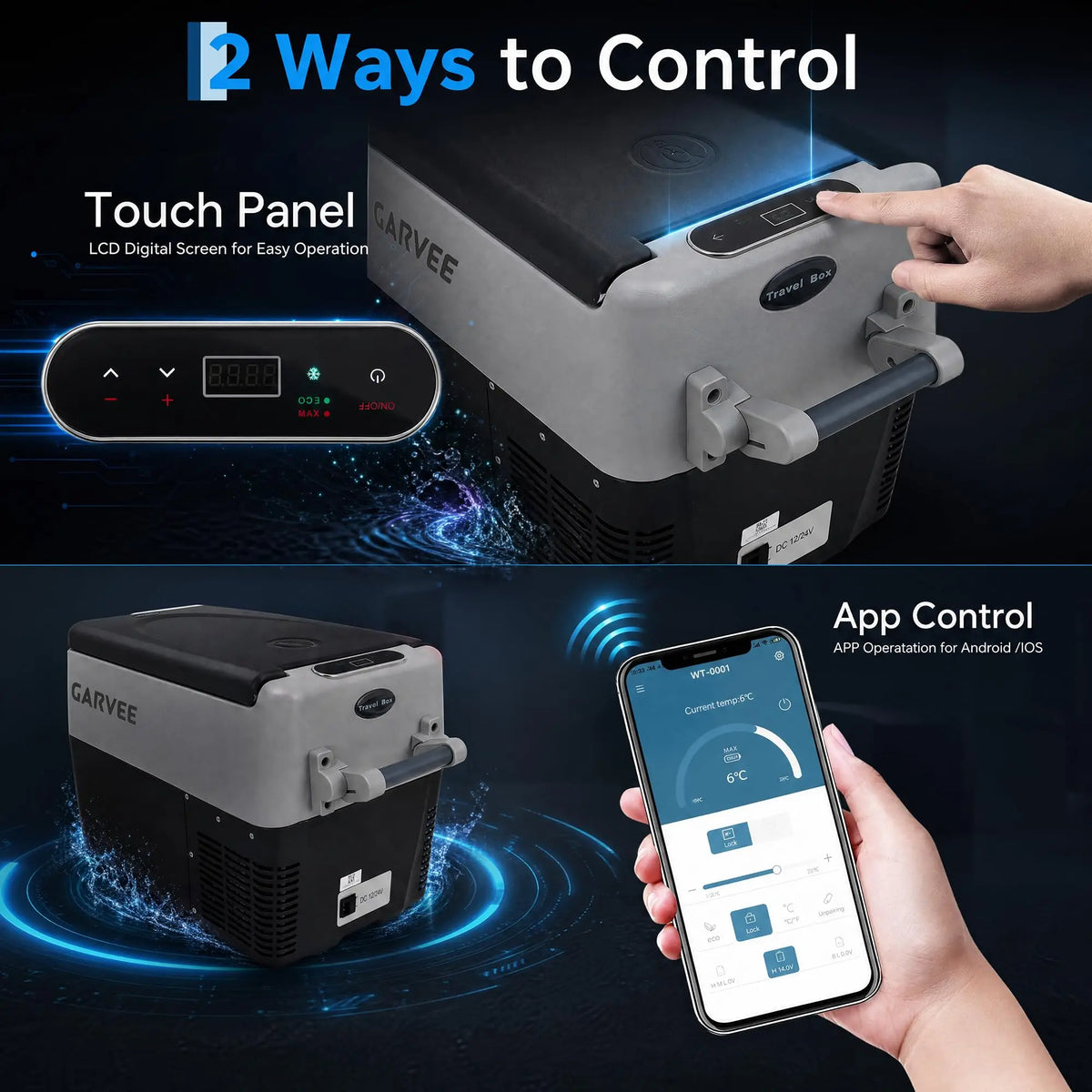 Studyset Portable Dual Zone Car Refrigerator