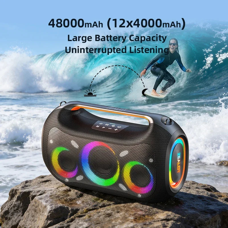 ZEALOT Portable Bluetooth Speaker With Subwoofer
