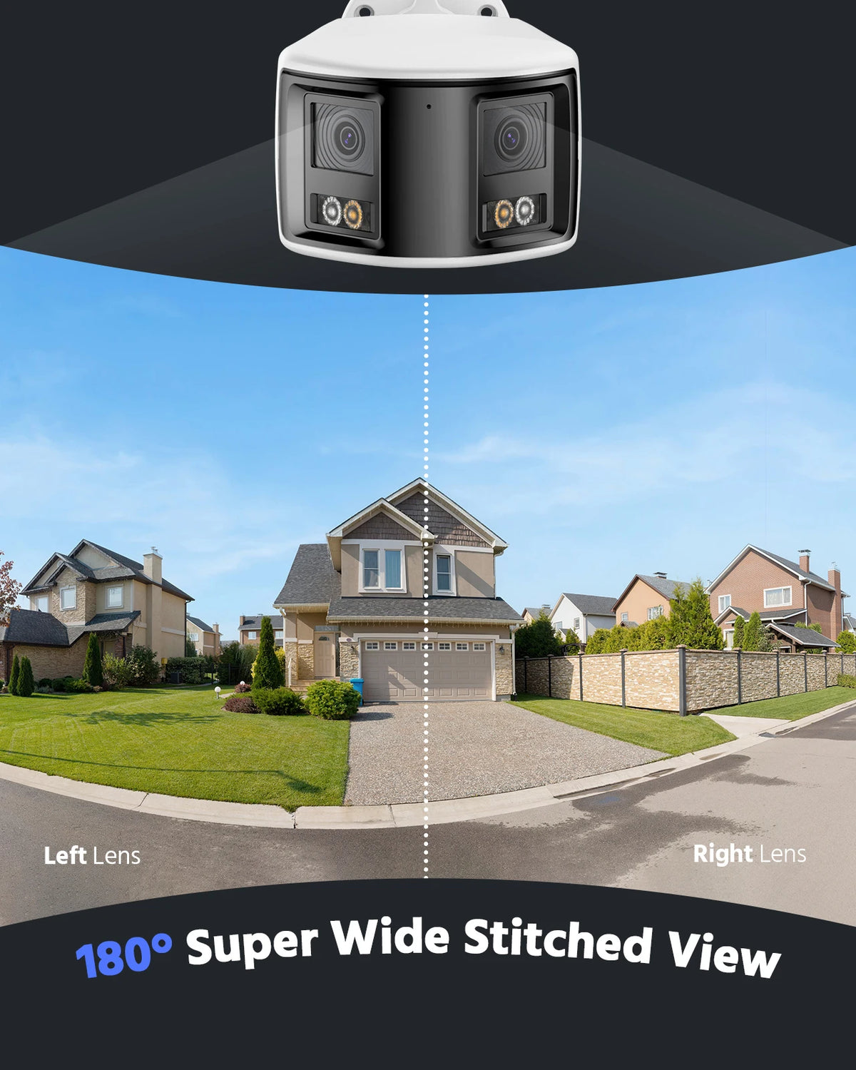 Annke 4K PoE NVR Security Camera System Dual Lens Outdoor