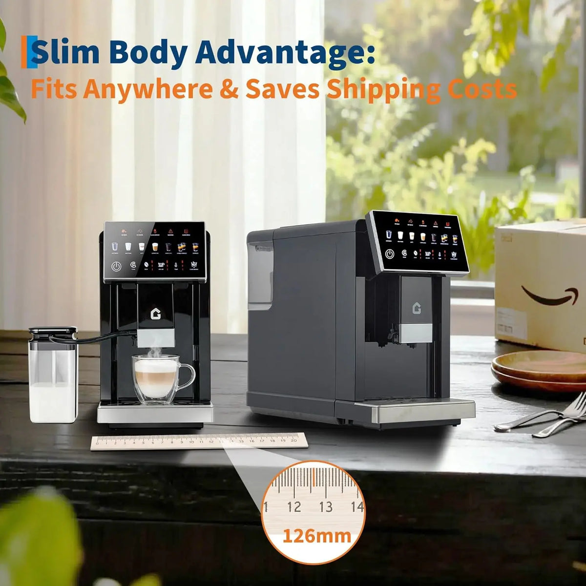 Acekool Fully Automatic Espresso Machine With Milk Frother
