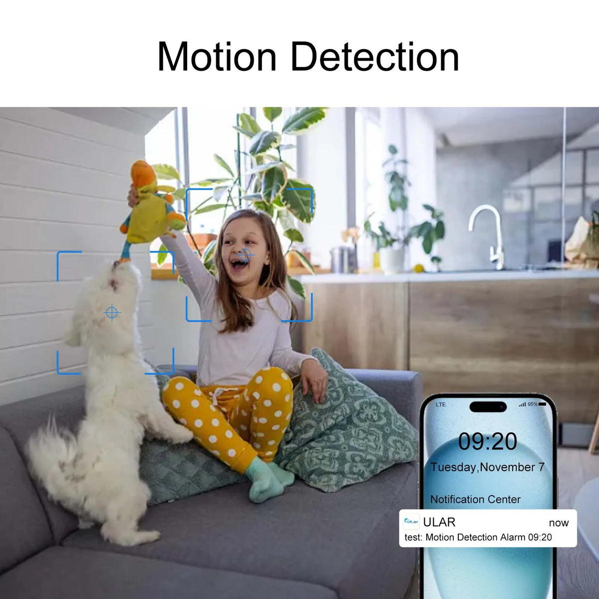 Ouvis 4K Smart Clock Security Camera With Night Vision