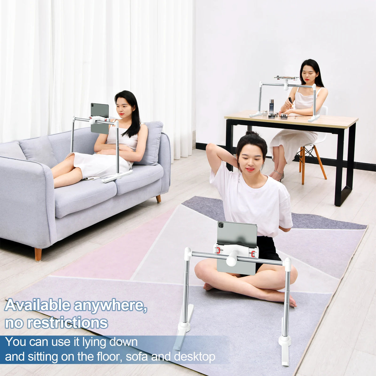 Oatsbasf Foldable Height Adjustable Phone And Tablet Stand