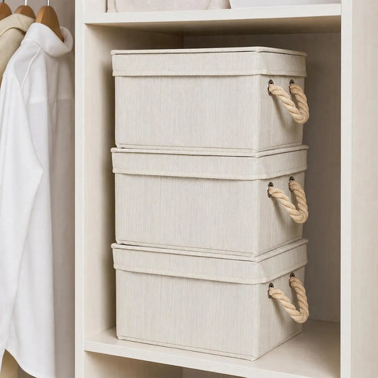 Garvee Home Fabric Storage Bins With Lids