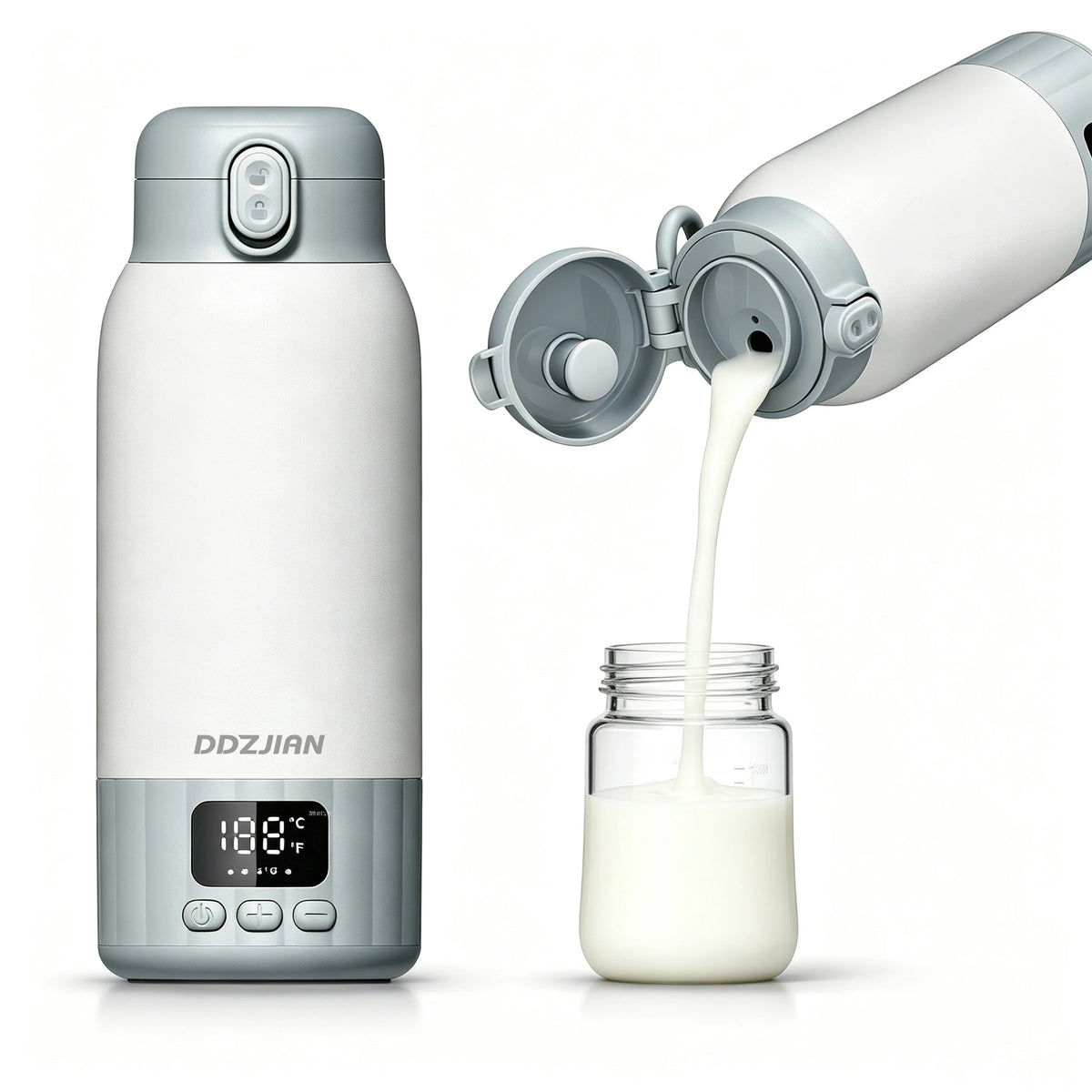 Electric Heating Thermos Cup Temp Display