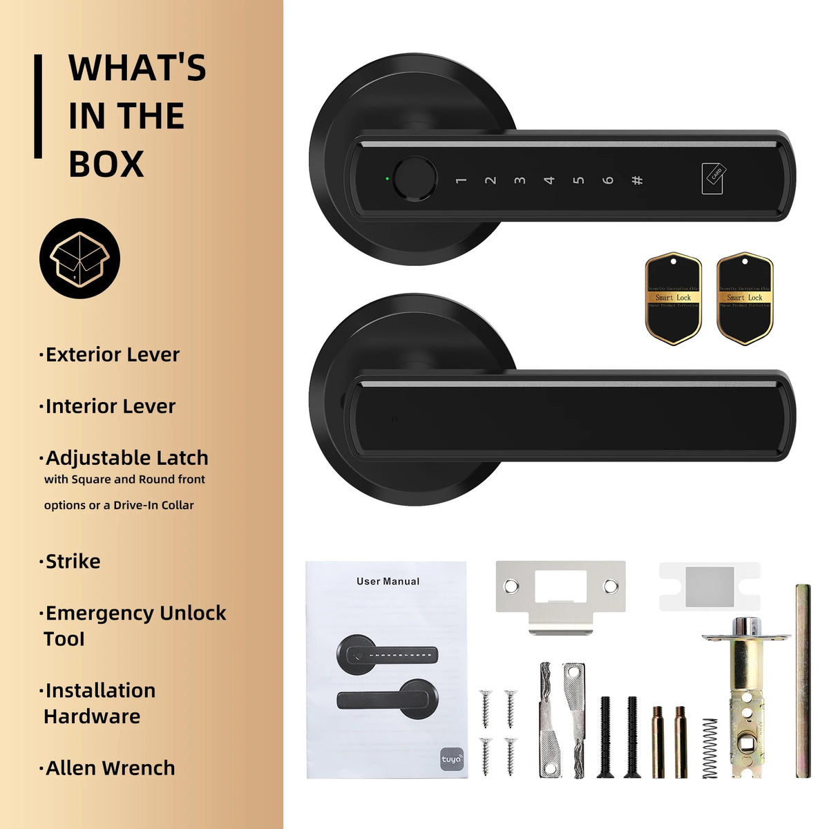 Viladepot Smart Fingerprint Touchscreen Door Lock