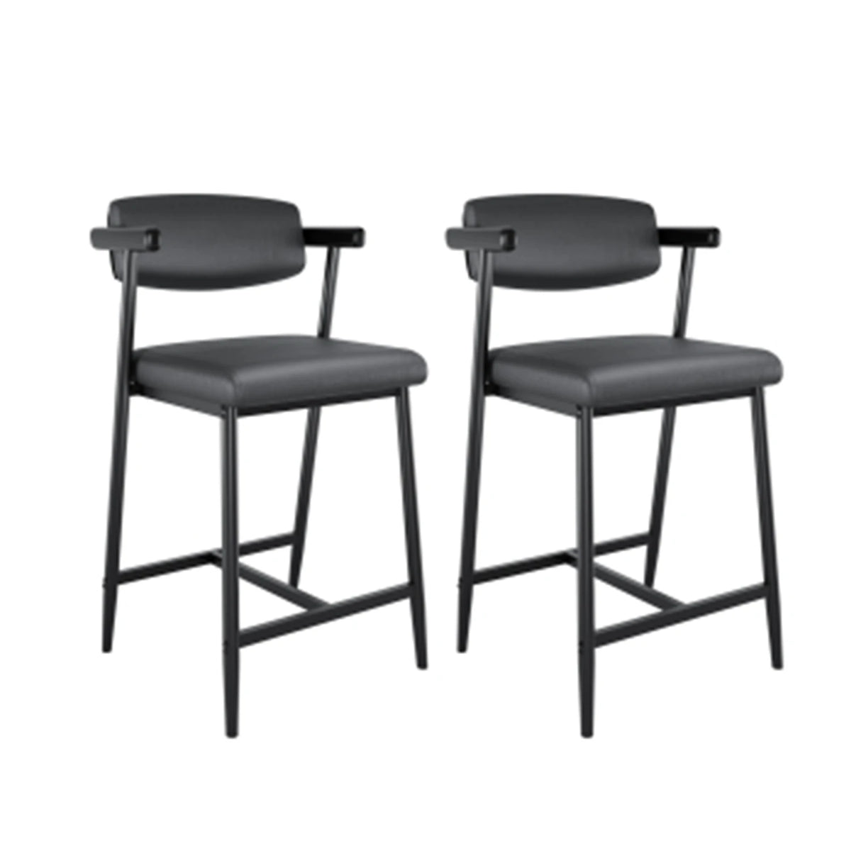 Twister CK Modern Bar Stools With Back And Upholstered Seat